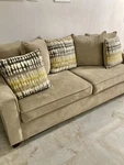 Good Condition Couch Sofa And Loveseat From American Signature Furniture. Fixed Price $1000.00.