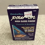 Envirotex Lite Pour-on High Gloss Finish 8OZ Kit Environmental Technology. Fixed Price $10.95.