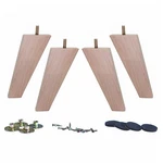 Unfinished Beech Wood Tapered Replacement Sofa Couch Chair Ottoman Loveseat Coff. Fixed Price $26.33.