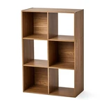 Mainstays 11" 6-CUBE Storage Organizer Bookcase Bookshelf Multicolor Choice. Fixed Price $39.99.