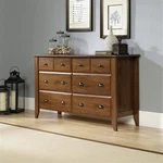 Sauder Shoal Creek Engineered Wood 6 Drawer Dresser Oiled Oak. Fixed Price $370.99.