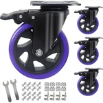 5 Inch Caster Wheels With Brake Set Of 4 Heavy Duty 2200 Lb Swivel Locking. Fixed Price $42.78.