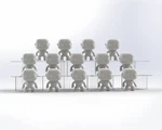 Double Steps Acrylic Shelf Stand For Ikea Billy, Pack Flat Cheaper Shipping. Fixed Price $22.99.
