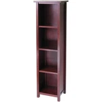 Winsome Milan Narrow 4-SECTION Storage Shelf, Walnut. Fixed Price $149.85.