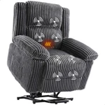 Electric Power Lift Recliner Chair With Heat & Massage Elderly Comfort. Fixed Price $509.99.