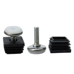 Uxcell Leveling Feet 25MM Square Tube Inserts Kit Furniture Sets, Black. Fixed Price $17.14.