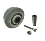 Caster Wheels Set 4" 5" 6" 8" Non-marking Rubber Plastic. Fixed Price $26.50.