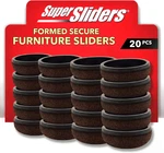 1" Round Formed Secure Reusable Felt Furniture Sliders Hard Surfaces, Noise-. Fixed Price $32.29.