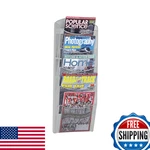 Safco Products Silver 5 Pocket Magazine Rack- Durable Steel Construction. Fixed Price $170.62.