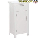 Engineered Wood Bathroom Storage Cabinet W/ Shelves Drawer Decorative Accent New. Fixed Price $117.31.