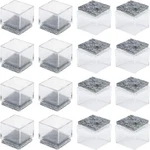 Anwenk 1''X1" Square Chair Leg Floor Protectors With Felt Pads 1INCH Squ.... Fixed Price $24.07.