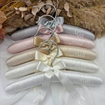 5 Pcs Luxury Embroidered Handmade Baby Padded Hangers Set With Gift Box. Fixed Price $100.00.