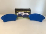 Playing Holders Tray Racks Set Of 2, Stands On Table, Holds 15 Cards Jobar. Fixed Price $15.98.