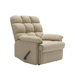Prolounger Wall Hugger Recliner Khaki Microfiber With Square Tufted Back. Fixed Price $368.11.