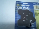 Waxman Inch Self-stick Round Ultra Heavy Duty Felt Pads 16 Pieces 74523072844. Fixed Price $12.54.