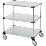 Adjustable Solid Galvanized Shelf Cart Shelves 800 Lb. Cap 36"L X 24"W 40"H. Fixed Price $370.39.