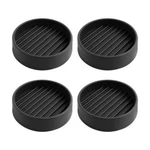 4 Pack Rubber Caster Cups, 2 X Round Feet For Furniture. Fixed Price $8.62.