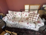 Divano Roma Furniture EXP193-VV Classic Scroll Arm Velvet Sofa Brown. Fixed Price $100.00.