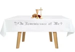 Large In Remembrance Of Embroidery Altar Frontal Holy Communion Table Clot.... Fixed Price $32.32.