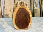 Figured Walnut Wood Slab/live Edge Coffee Table/live End. Fixed Price $165.00.