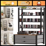 5-TIER Cd/dvd Storage Rack With Drawer, Adjustable Media Organizer For Books &. Fixed Price $139.99.