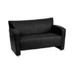 Flash Furniture Hercules Majesty Series Black Leather Love Seat 222-2-BK-GG. Fixed Price $1054.99.