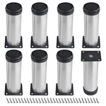 8PACK Stainless Steel Furniture Legs Cabinet Adjustable Round Kitchen Feet Me.... Fixed Price $32.87.