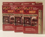 Quake Hold Furniture Safety Straps Model 4163 Lot Of Boxes. Fixed Price $15.88.