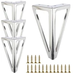 Jaswass 6 Inch Sliver Metal Furniture Legs Set 4, Heavy Duty Sofa/cabinet/.... Fixed Price $24.01.
