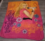 Hannah Montana Plush Throw Blanket Disney Channel 50X60 Fleece Pink Orange 2010. Fixed Price $24.50.
