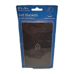 Waxman Pieces 3-1/2 6" 89 152MM Felt Blankets Brown Self Stick Furniture. Fixed Price $14.24.