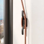 Black Window Hooks Wrought Iron Rope Cleat 4" Renovators Supply. Fixed Price $13.99.