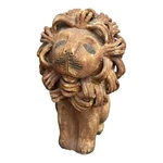 Mid-century Lion Sculpture Attiributed Aldo Londi For Bitossi Raymor. Fixed Price $695.00.
