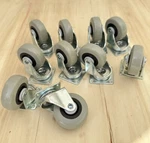 12 Pack Caster Wheels Swivel Top Plate On Polyurethane Pu. Fixed Price $22.99.