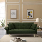 Green Convertible Sleeper Sofa Bed Couch Futon Folding Recliner. Fixed Price $329.99.