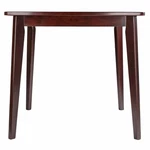 Winsome Pauline 34" Square Transitional Solid Wood Dining Table Walnut. Fixed Price $186.97.