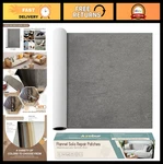 Oversized Self-adhesive Microfiber Sofa Fabric Repair Patch Gray, Cost-effecti. Fixed Price $30.99.