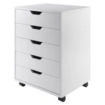 Winsome Halifax 5-DRAWER Transitional Wood Storage Cabinet White. Fixed Price $144.21.