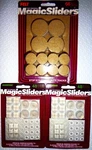 Magic Sliders Self-stick Value Pack Bumpers (1X66 Felt / 2X48 Clear) New#. Fixed Price $16.95.