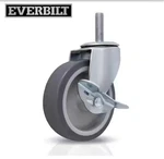 Everbilt 4IN Swivel Stem Caster W/ Brake 130LB Heavy Duty (1 Wheel). Fixed Price $14.99.