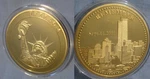 9/11 Gold Coin Statue Of Liberty New York City Medal Trump Man United States. Fixed Price $40.20.