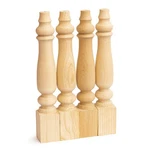 Decorluxes Unfinished Farmhouse Bench Legs Dining Table, Coffee Rustic .... Fixed Price $56.82.