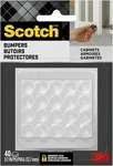 Scotch Cabinet Door Bumpers Clear Self Stick Rubber Pads Sound Dampening 40 Pcs. Fixed Price $9.99.