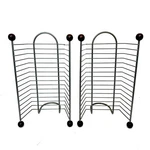 Vintage Atlantic Dvd / Game Wire Storage Rack Tower Holds 15 Discs (set Of 2). Fixed Price $47.95.