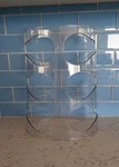 Vintage Umbra 6 Bottle Wine Rack Lucite /acrylic Modern Design By Ran Lerner. Fixed Price $49.97.
