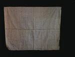 Antique Two Piece Homespun Woven Indigo Check Mattress Cover. Fixed Price $175.00.