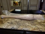 4 Acanthus Traditional Table Legs Cabriole LEGB-2RW Rubberwood X 35 1/2". Fixed Price $870.00.