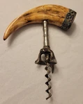 Antique Corkscrew Sterling Silver End Caps Monogramed Unique. Fixed Price $239.97.