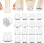 Aneaseit Chair Leg Floor Protectors - 16 Pcs Clear Felt Bottom Silicone Pad.... Fixed Price $29.99.