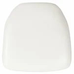 Flash Furniture Chiavari Chair Cushion, 15.5 15-1/2" Bh-wh-hard-vyl-gg. Fixed Price $33.58.